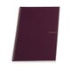ファブリアーノ エコクア スパイラル A4 W/無地 ワイン 19007315