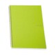 ファブリアーノ エコクア スパイラル A4 W/無地 ライム 19007318