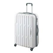 スーツケース アクシーノ 旅行日数目安：1週間以上 88L TSAロック搭載 ホワイトカーボン WORLD-5608WH