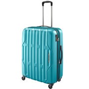 スーツケース アクシーノ 旅行日数目安：1週間以上 81L/93L（拡張時） TSAロック搭載 ライトブルーカーボン WORLD-5609BU