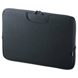 ポケット付きインナーケース 15.6型ワイド 高耐久 小物収納ポケット ノートパソコンバッグ ブラック IN-WETP15BK