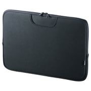 ポケット付きインナーケース 15.6型ワイド 高耐久 小物収納ポケット ノートパソコンバッグ ブラック IN-WETP15BK