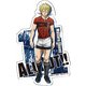 ALL OUT！！ ダイカットポストカード 江文優 [キャラクターグッズ]