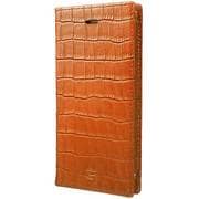 Croco Patterned Full Leather Case [iPhone 8/7対応 フルレザーケース タン]