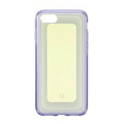 CHC466YL [iPhone 8/7 ハイブリットケース GRAMAS COLORS ”GEMS” Hybrid Case CHC466 シトリンイエロー×パープル]