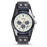 FOSSIL(フォッシル) Coachman Chronograph Blue Leather Watch CH3051