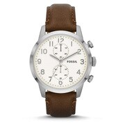FOSSIL（フォッシル） Townsman Chronograph Brown Leather Watch FS4872
