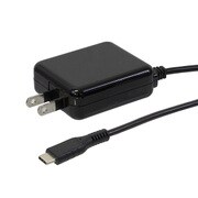 TYPE-Cケーブル付 AC/USBアダプタ ブラック OWL-ACJTC15-BK