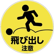 CP42 [カラープラポールサインキャッププレート 飛出し注意]
