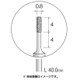 AD2106 [電着ダイヤモンドバー ＃230 φ0.8]