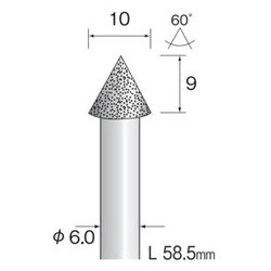 ヨドバシ.com - ミニター ミニモ AD3281 [電着ダイヤモンドバー ＃120