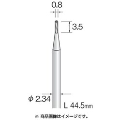 BC1101 [超硬カッター スパイラルカット φ0.8]