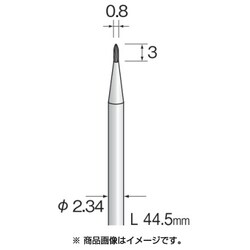 BC1302 [超硬カッター ストレートカット φ0.8]