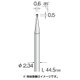 BC1321 [超硬カッター ストレートカット φ0.6]
