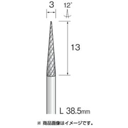 BC2152 [超硬カッター クロスカット φ3]