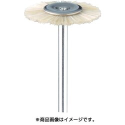 FC1076 [毛ブラシ ホイール 馬毛 ハード φ25 (10本入)]