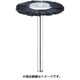 FC1113 [毛ブラシ ホイール 馬毛 ミディアム φ22 (10本入)]