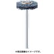 FC2702 [C砥粒入りナイロンブラシ ホイール＃120 φ40]