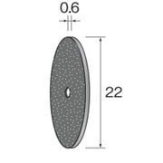 MC2005 [カッティング砥石 WA φ22×0.6]