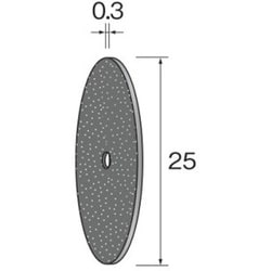 MC2012 [カッティング砥石 WA φ25×0.3]