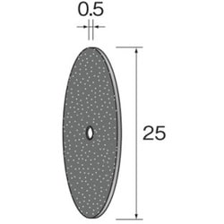 MC2013 [カッティング砥石 WA φ25×0.5]