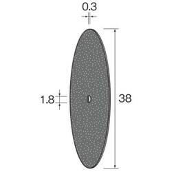 MC2031 [カッティング砥石 WA φ38×0.3]