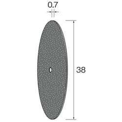 MC2033 [カッティング砥石 WA φ38×0.7]