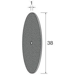 MC2034 [カッティング砥石 WA φ38×1]