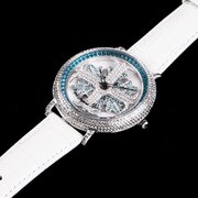 腕時計 白革 メンズ 白/青 正規輸入品 31320
