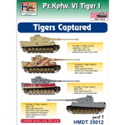 HMDT35012 VI号戦車 ティーガーI 「捕獲車」 [1/35 ミリタリーデカール]
