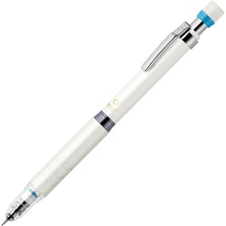 シャープペン 芯が折れないシャープペンシル デルガード タイプLX 0.3mm ノック式 金属グリップ 本体色：ホワイト P-MAS86-W