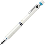 シャープペン 芯が折れないシャープペンシル デルガード タイプLX 0.3mm ノック式 金属グリップ 本体色:ホワイト P-MAS86-W