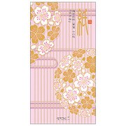 一筆箋 透かしシルク 流水桜柄 89417006