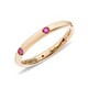 Lucciole（ルッチョレ） INCANTESIMI BY MILANO リング 0.16ct ピンクサファイア ローズゴールド A.A104/O7/ZR