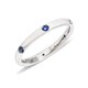 Lucciole（ルッチョレ） INCANTESIMI BY MILANO リング 0.16ct ブルーサファイア ホワイトゴールド A.A104/O9/ZF