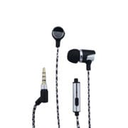 マイク付き 強靱タフケーブルイヤホン シルバー NBEP-T1201-SI
