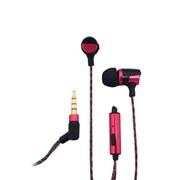 マイク付き 強靱タフケーブルイヤホン ピンク NBEP-T1201-PK