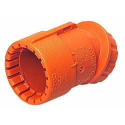 CNK-28G [CD管用 曲がりコネクタ30°Gタイプ 適合CD管28適合ノック径φ34 1個]