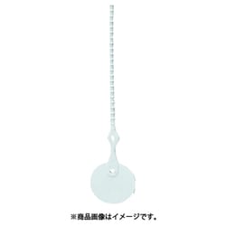 KFY-25W [ワンタッチカラーエフ プラスチック製･線名札 丸形φ25結束部長さ100mm 白 20枚入1袋]