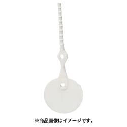 KFY-25W-T [ワンタッチカラーエフ 吊り下げタイプ 吊り下げ袋 丸形φ25結束部長さ100mm 白 20枚入1袋]