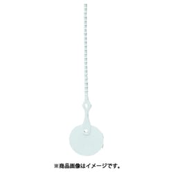 KFY-30W [ワンタッチカラーエフ プラスチック製･線名札 丸形φ30結束部長さ100mm 白 20枚入1袋]