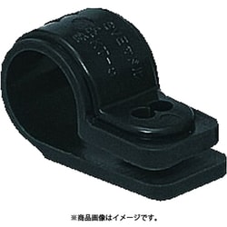 KT-3-10P [SV片サドルSVケーブル･TLフレキ･電線管･同軸ケーブル用スクリュー釘付適合径φ6.3～φ8.5 黒 10個]