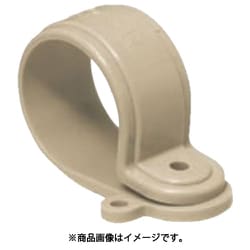 KTF-22J50 [PF菅片サドル 適合PF菅22 ベージュ 50個]