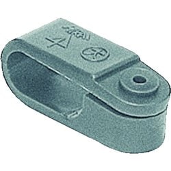 KT-L10P [VV-F片サドル プラスチック製 スクリュー釘付 適合2.6×3C･1.6×2C/2本並列 10個]
