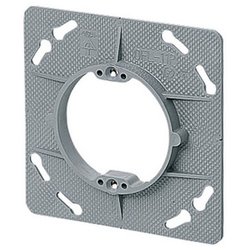 OFL-11P [プラスチック製塗代カバー 大形四角用 丸型 丸孔カバー 塗代付 1個]
