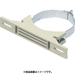 POB-2S [鋼管用ポールバンド 適合パイプφ87.9～φ89.1 ベージュ]