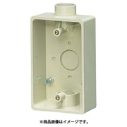 PVR16-2J [露出スイッチボックス 1･2方出兼用 適合管VE14･16 ベージュ]