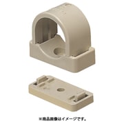 SVE-16J10 [VE台座付サドル スペーサー5mm付 適合管VE16 ベージュ 10個]