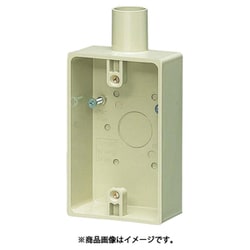 SW1-22J [露出スイッチボックス 1ヶ用 1方出 適合管VE16･22 ベージュ]