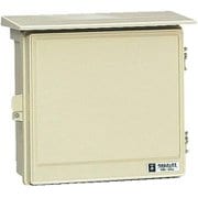 WB-12AJ [ウオルボックス プラスチック製防雨ボックス 屋根付ヨコ型 ベージュ]